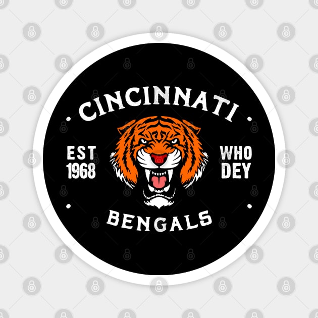 cincinnati bengals Magnet by small alley co